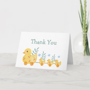 Kers rubber mama eendje babyshower welkomstbord bedankkaart