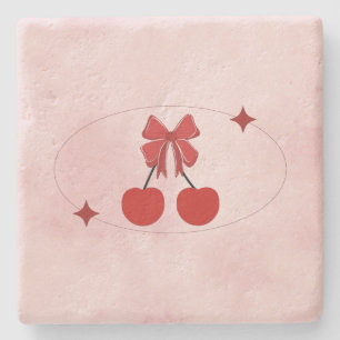 Kers Stenen Onderzetter