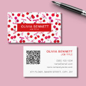 Kers & strik QR-code visitekaartje