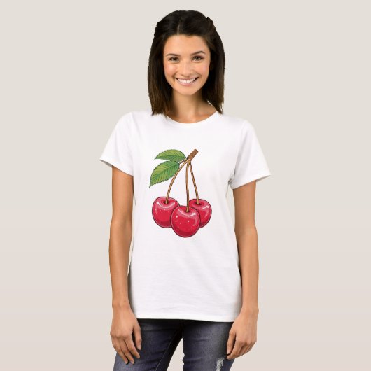 Kers T-shirt (Voorkant volledig)