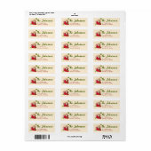 Kers Thema Retouradres Labels (Full Sheet)