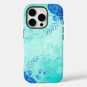 Kers waterverf bloemen iPhone 16 pro hoesje