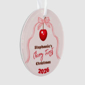 Kers Zoete Verjaardag Ornament (voorkant)