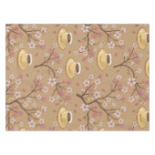Kersbloesem Coffee Cozy Patroon (1) Tafelkleed (Voorkant (Horizontaal))
