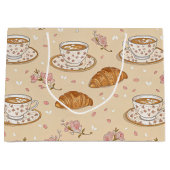 Kersbloesem Coffee Cozy Patroon (2) Groot Cadeauzakje (Voorkant)