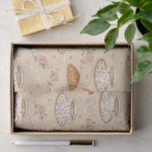 Kersbloesem Coffee Cozy Patroon (2) Tissuepapier (Geschenk)