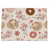 Kersbloesem Coffee Cozy Patroon (3) Groot Cadeauzakje (Voorkant)