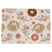 Kersbloesem Coffee Cozy Patroon (3) Groot Cadeauzakje (Achterkant)