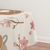 Kersbloesem Coffee Cozy Patroon (3) Tafelkleed (Voorbeeld)