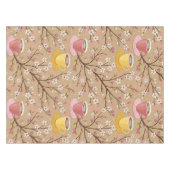Kersbloesem Coffee Cozy Patroon (4) Tafelkleed (Voorkant (Horizontaal))