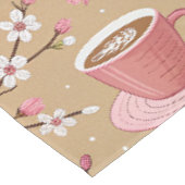 Kersbloesem Coffee Cozy Patroon (4) Tafelkleed (Gekanteld)