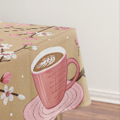 Kersbloesem Coffee Cozy Patroon (4) Tafelkleed (Voorbeeld)