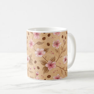Kersbloesem Coffee Cozy Patroon (5) Koffiemok