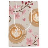 Kersbloesem Coffee Cozy Patroon (7) Medium Cadeauzakje (Voorkant)