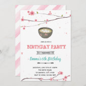 Kersbloesem miso thema kaart (Voorkant / Achterkant)