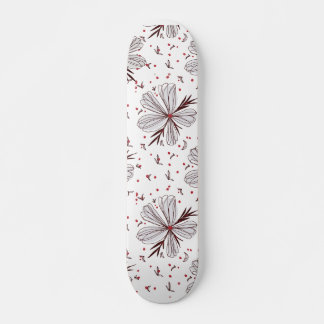 Kersbloesem-schets-skateboard – Bruin & Baksteenro Persoonlijk Skateboard