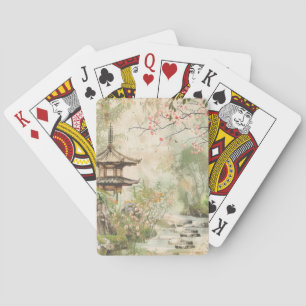 Kersbloesemtuin Scène (4) Pokerkaarten