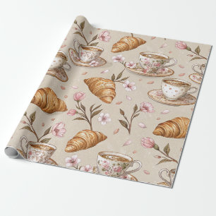 Kersebloesem Coffee Cozy Patroon (9) Cadeaupapier