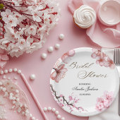 Kersebloesem Delight Bruidsmeisje Uitnodiging Papieren Bordje