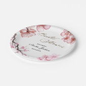 Kersebloesem Delight Bruidsmeisje Uitnodiging Papieren Bordje (Gekanteld)