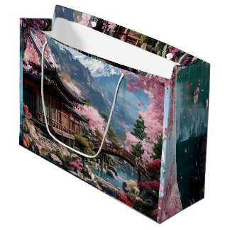 Kersebloesem Japan Elegant Gouden Trouw cases Groot Cadeauzakje