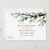 Kersebloesem Paasdiner Uitnodiging (Voorkant)
