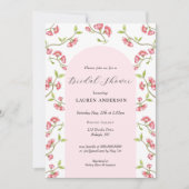 Kersebloesem Roze & Witte Bruids Shower Kaart (Voorkant)