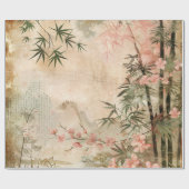 Kersebloesemtuin Scène (1) Cadeaupapier (Vlak)