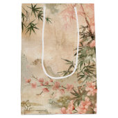 Kersebloesemtuin Scène (1) Medium Cadeauzakje (Achterkant)