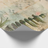 Kersebloesemtuin Scène (2) Cadeaupapier (Hoek)