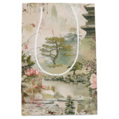 Kersebloesemtuin Scène (3) Medium Cadeauzakje (Voorkant)