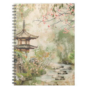 Kersebloesemtuin Scène (4) Notitieboek
