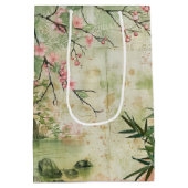 Kersebloesemtuin Scène (5) Medium Cadeauzakje (Achterkant)