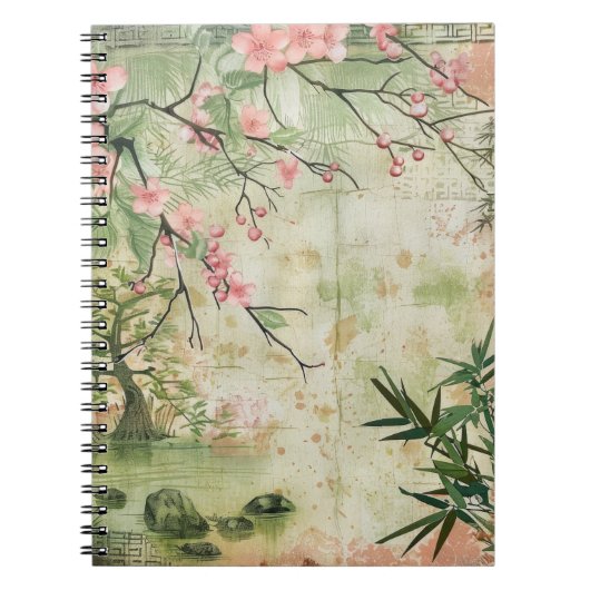 Kersebloesemtuin Scène (5) Notitieboek (Voorkant)