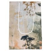 Kersebloesemtuin Scène (7) Medium Cadeauzakje (Achterkant)