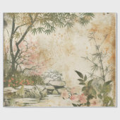 Kersebloesemtuin Scène (8) Cadeaupapier (Vlak)