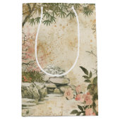 Kersebloesemtuin Scène (8) Medium Cadeauzakje (Voorkant)