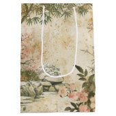 Kersebloesemtuin Scène (8) Medium Cadeauzakje (Achterkant)