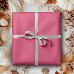 Kersefleur Effen Kleur   Klassiek   Elegant   Tren Cadeaupapier