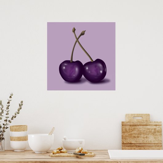 kersen 3 poster (Keuken)
