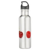 Kersen, aardbeien en bessen waterfles  (Achterkant)