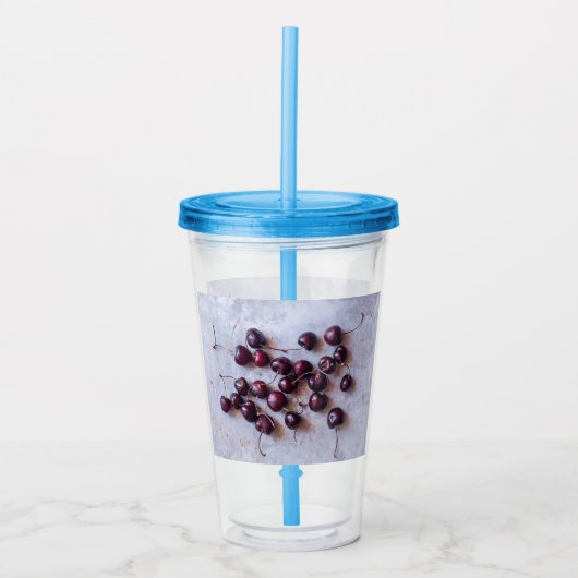 Kersen Acryl Drinkbeker (Voorkant)