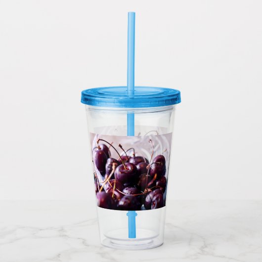 Kersen Acryl Drinkbeker (Voorkant)