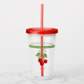  Kersen Acryl Tumbler Drinkbeker (Voorkant)