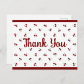 Kersen Ansichtkaart Briefkaart (Voorkant / Achterkant)