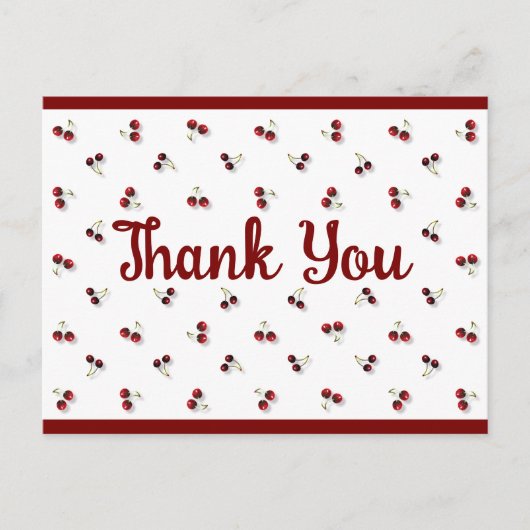 Kersen Ansichtkaart Briefkaart (Voorkant)