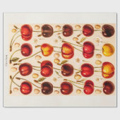  kersen Antiek kersen fruit Cadeaupapier (Vlak)