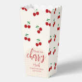 kersen-Baby shower Bedankdoosjes (Voorkant)
