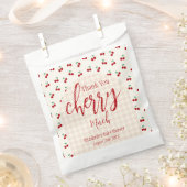 kersen-Baby shower Bedankzakje (Geknipt)