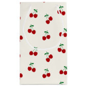 kersen-Baby shower Klein Cadeauzakje (Achterkant)